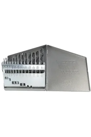 DRILLCO 90815 1/16" to 1/2" by 32nds 118° High Speed Steel Reduced Shank Drill Set New Arrival