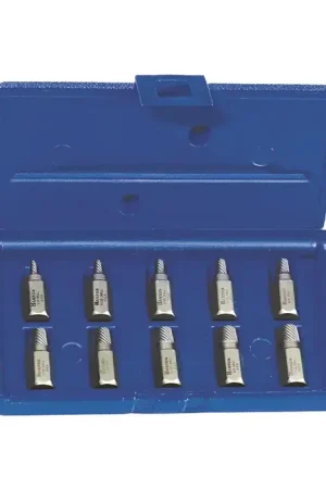 IRWIN Model 53226, High Carbon Steel 10 Pc. Spline Screw Extractor Set Removes Sizes 1/8" to 13/32" Express Delivery