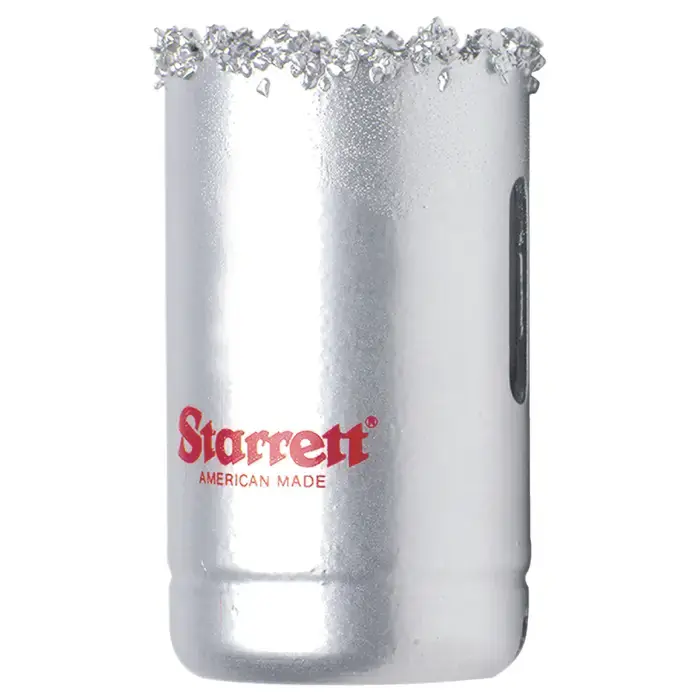 Big Sale STARRETT 2-1/4" Dia., 1-5/8" Cutting Depth, Carbide grit Hole Saws
