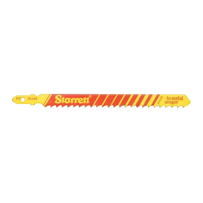 Exclusive Offer STARRETT BU36 4" Long, 6 TPI, .050" Thick, Bi-Metal Jig Saw Blade