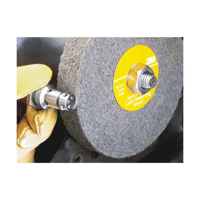 Latest 3M Scotch-Brite™ (LD-WL) 7000046046 8" Silicon Carbide Deburring Wheel - Convolute, Fine Grade, 1" Face Width