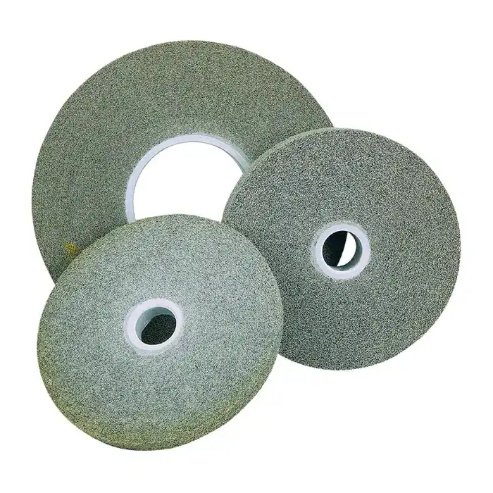 3M 7000121076 6" Diameter Silicon Carbide Bonded Deburring Cut-Off Wheel - 1" Hole Size, 1" Wheel Thickness, Scotch-Brite™ SF Finishing & Deburring Wheel Seasonal Sale