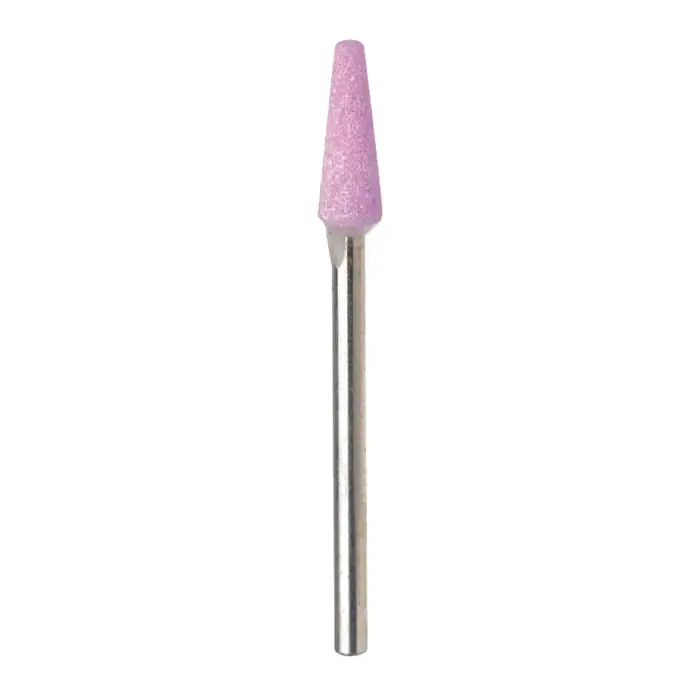 Trusted Brand TTC PRODUCTION USA MADE 53-504-053 B Point Shape 1/8" Shank Aluminum Oxide Vitrified Mounted Stone Wheel - B Point Shape