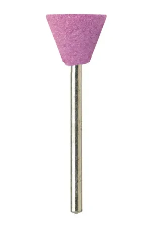 TTC PRODUCTION USA MADE 53-504-102 B Point Shape 1/8" Shank Aluminum Oxide Vitrified Mounted Stone Wheel - B Point Shape Limited Time