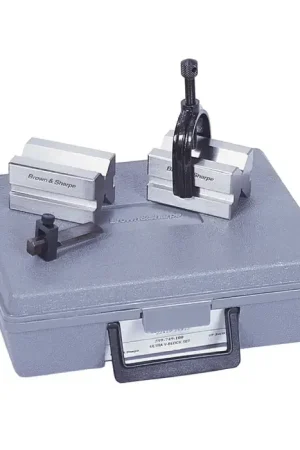 TESA Brown & Sharpe 599-749-100 V Block & Clamp Same Day Shipping