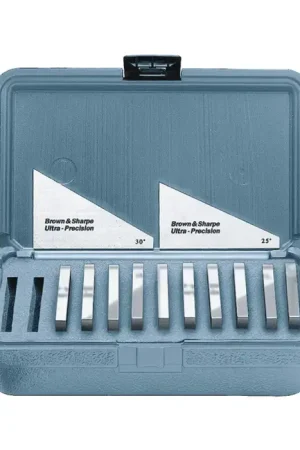 TESA Brown & Sharpe 599-921-18 3"L x 1/4"T Precision Angle Block Set Get Yours