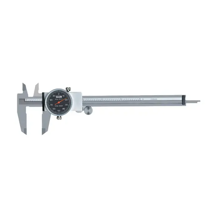 FOWLER 52-008-707-0 Dial Caliper, 0 - 6" Range, Black Face Fan Favorite