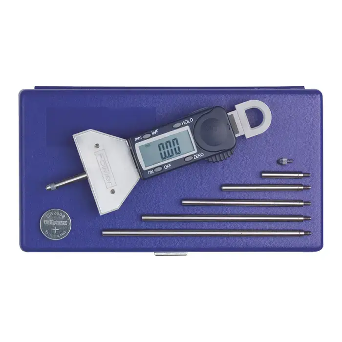 Get Yours FOWLER 54-225-555-0 0 - 16" (400mm) Range, 2" Base Length, ±.0015" Accuracy Electronic Digital Depth Gage