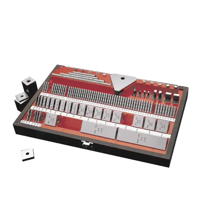 STARRETT RS.88.MB B (Economy) Grade, .5mm thru 100mm Size, 88 Piece, Steel Material Rectangular Gage Block Set Flash Sale