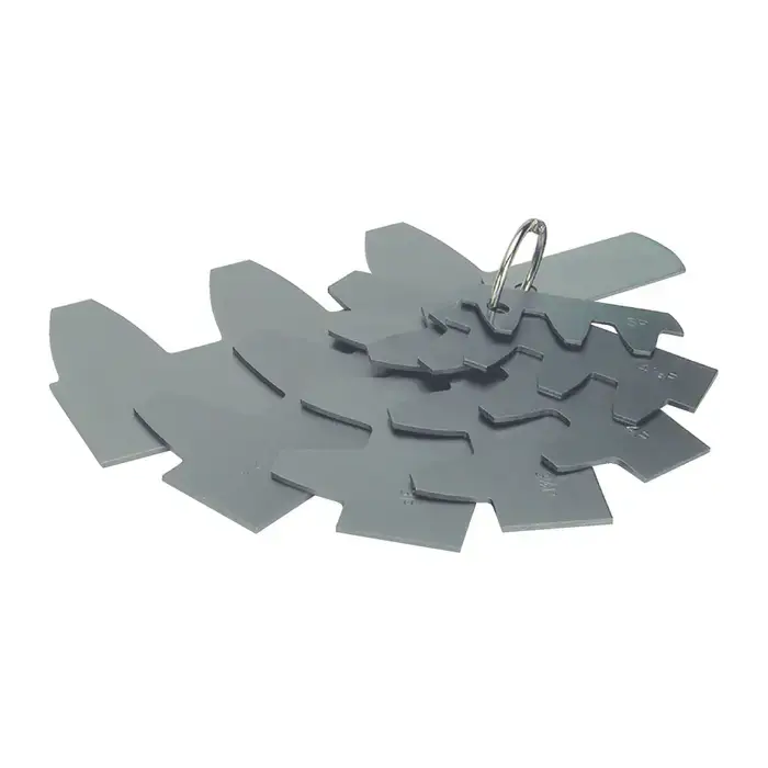 Direct From Factory FUJI TOOL DP-S14 14 No. of Leaves, 6, 7, 8, 9, 10, 11, 12, 14, 16, 18, 20, 22, 24, 26 Range, 14-1/2° Angle Gear Tooth Gage