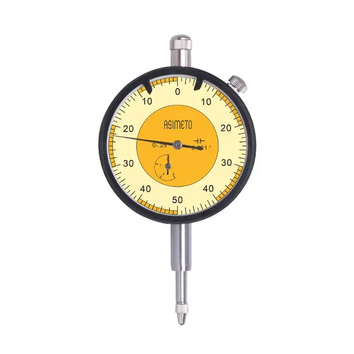 Time-Limited ASIMETO 402-06-3 0 - 1/4" Range, 0-50-0 Reading Dial Drop Indicator