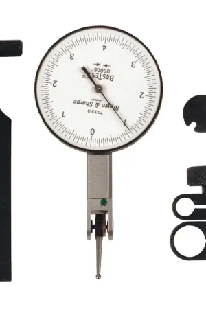 Don't Miss Out TESA Brown & Sharpe 599-7033-3 0 - 0.008" Range, 0-4-0 Reading Dial Test Indicator