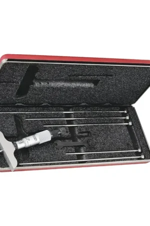 Buy Today STARRETT 440Z-6RL 0 - 6" Range, 2.5" Base Length, 6 Rods Mechanical Depth Gage Micrometer