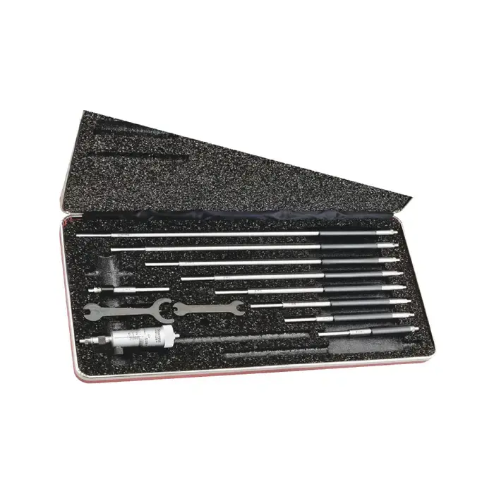 Discount STARRETT 124BZ 2 - 12" Range, 10 No. of Rods Interchangeable Rod Type Inside Micrometer