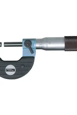 FOWLER 52-229-202 1 - 2" (25 - 50mm) Range, .001" Graduation Flat End Spindle Outside Micrometer Luxury