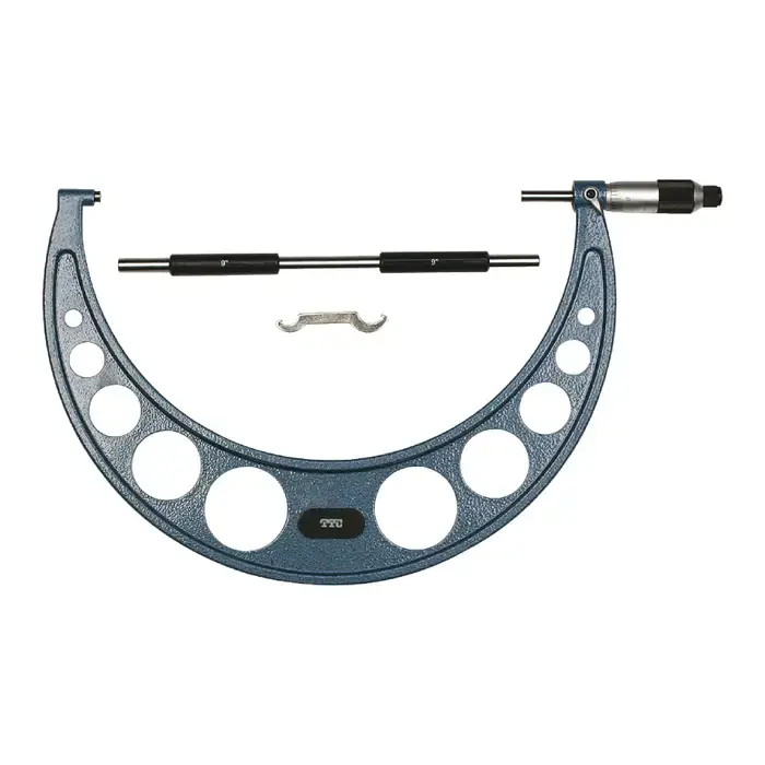 Trusted Brand TTC 1120 9 - 10" Range, .0001" with standard Graduation Flat End Spindle Outside Micrometer