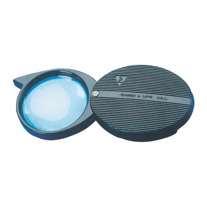 Price Cut BAUSCH & LOMB 812354 Folding Pocket Magnifier Type, 4X Magnification, 2.5" (63mm) Focal Distance Magnifier