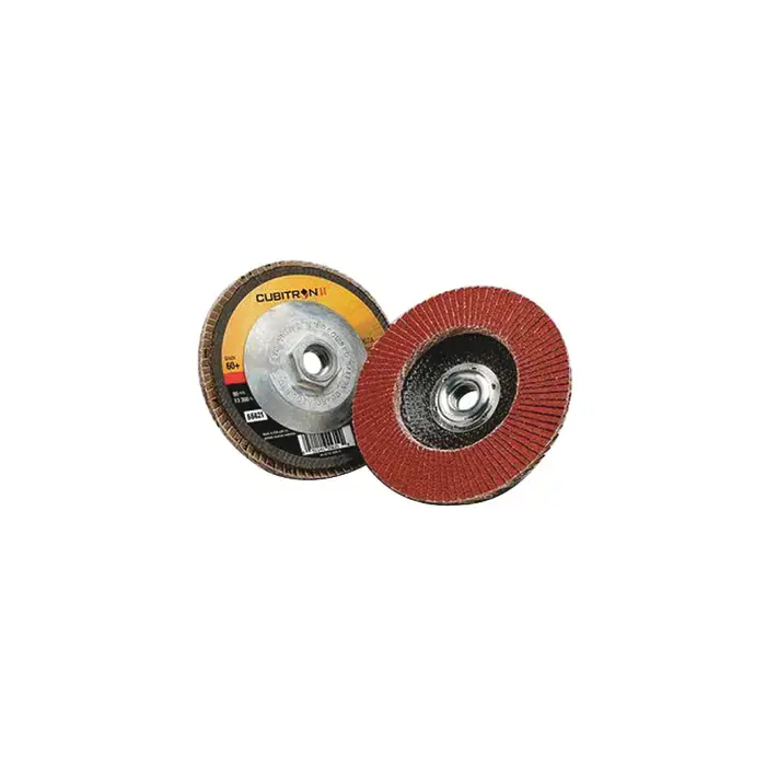 3M 7010363307 80 Grit 4-1/2" Diameter Abrasive Flap Disc - Type 29, 5/8"-11 Arbor Hole Diameter New Arrival