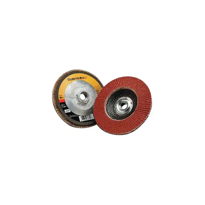 Buy Today 3M 7100104990 80 Grit 4-1/2" Diameter Abrasive Flap Disc - Type 29, 7/8" Arbor Hole Diameter
