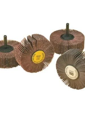 TTC 53-605-065 60 Grit Aluminum Oxide 3" Diameter Shank Type Abrasive Flap Wheel Must Have