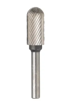 TTC PRODUCTION C-713 5/16" High Speed Steel Rotary Bur - Cylindrical-Radius End, Straight Shank, Best for Plastics Fresh Stock