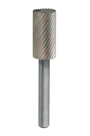 TTC PRODUCTION AE-110 3/8" High Speed Steel Rotary Bur - Cylindrical-Flat End (With End Cut), Straight Shank, Best for Plastics Sale