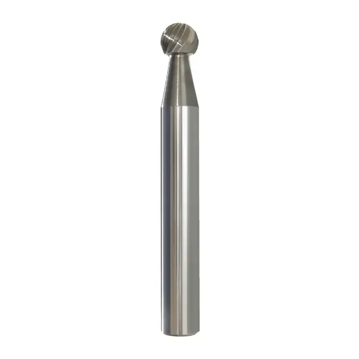 TTC PRODUCTION USA MADE 20-004-181 3/4" Carbide Rotary Bur - Ball, Straight Shank, Best for Steel Get Yours
