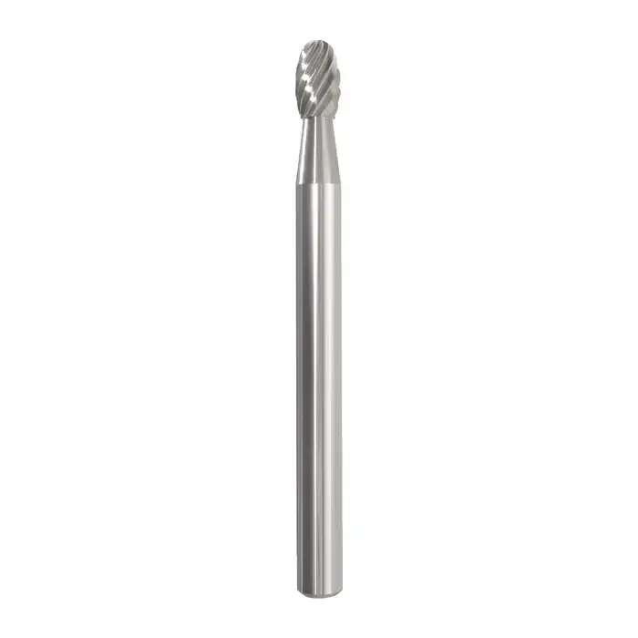 TTC PRODUCTION USA MADE 20-005-121 3/8" Carbide Rotary Bur - Oval, Straight Shank, Best for Steel Reduced Price