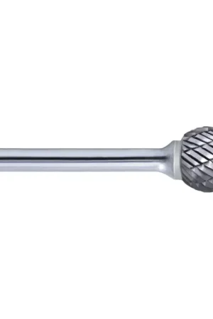 TTC PRODUCTION USA MADE D-201D 1" Carbide Rotary Bur - Ball, Straight Shank, Best for Steel Top Rated