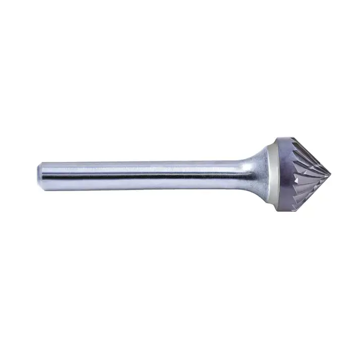Shop Now TTC PRODUCTION USA MADE 20-014-312 3/4" Carbide Rotary Bur - 90° Angle, Straight Shank, Best for Steel