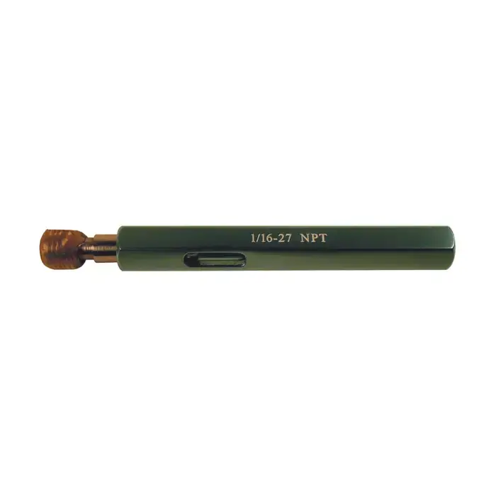 VERMONT GAGE 401101020 NPT Pipe Thread Plug Gage With Handle Type, NPT Style, X Class Threaded Plug Gage Fan Favorite