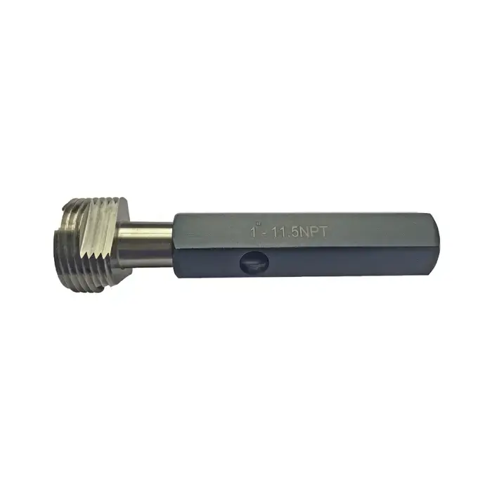 Trending ASIMETO 690-44-1 NPT Pipe Thread Plug Gage With Handle Type, NPT Style, X Class Threaded Plug Gage