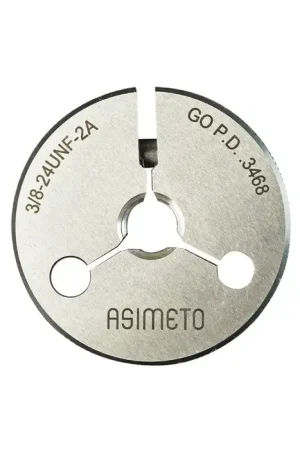 ASIMETO 695-39-5 5/8" Size, 18 Pitch, 2A Class, No Go Style, UNF Thread Type Threaded Ring Gage Discount