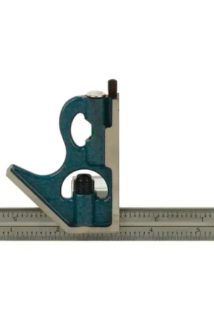 Best Choice PEC T-6X 2 Piece, 6" Blade Reversible Head Type Combination Square Set