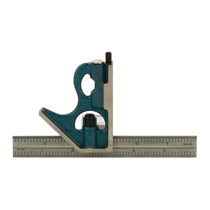 Best Choice PEC T-6X 2 Piece, 6" Blade Reversible Head Type Combination Square Set