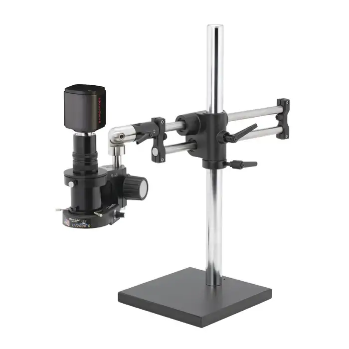 Same Day Shipping O.C. WHITE TKMACZ-D High Definition Video Inspection System Type, 1X-80X Magnification, 24" Arm, Standard Ball Bearing Base Digital Scope