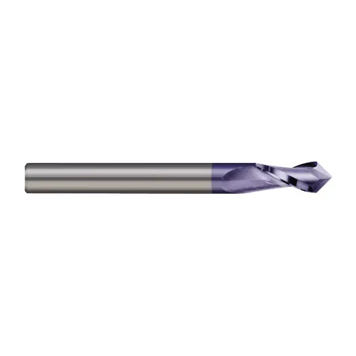 Luxury MICRO 100 DM-375-4120X 3/8" Size, 1" LOC, 4 Flute, 120° Point Angle, Solid Carbide Drill Mill