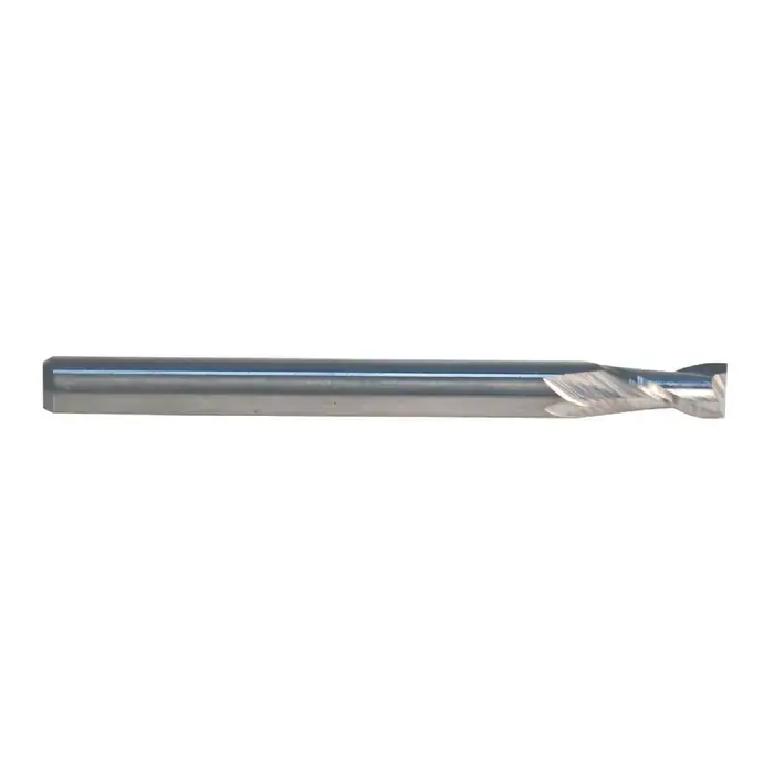 Affordable RUSHMORE USA 103186 7/16" Size, 5/8" LOC, 2 Flute, Bright Solid Carbide Square End Mill