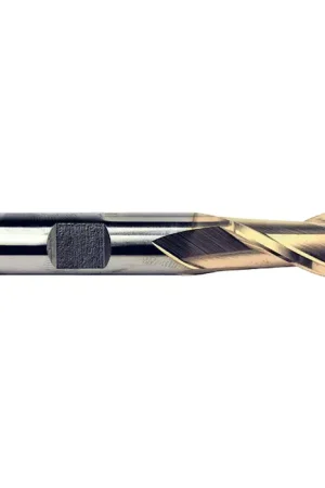Affordable TTC PRODUCTION HP 09-335-690 1-5/8" Size, 1-5/8" LOC, 2 Flute, TiN High Speed Steel Square End Mill