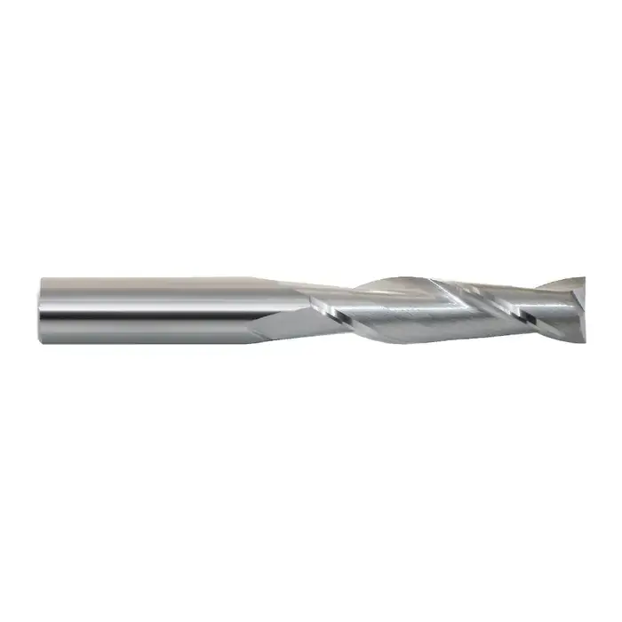 One Day Deal RUSHMORE USA 103023 1/4" Size, 1-1/2" LOC, 2 Flute, Bright Solid Carbide Square End Mill