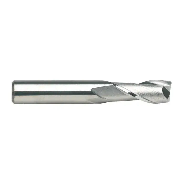 Latest MELIN 102953 1/32" Size, 5/64" LOC, 2 Flute, Bright Solid Carbide 2 Flute Finishing End Mill