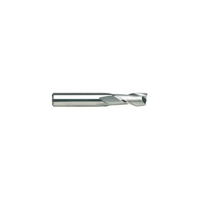 Fast Shipping MELIN 102971 11/16" Size, 1-1/2" LOC, 2 Flute, Bright Solid Carbide 2 Flute Finishing End Mill