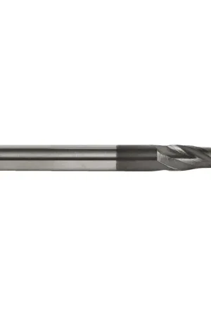 Clearance RUSHMORE USA 103057 3/8" Size, 1" LOC, .030"-.032" Radius, 2 Flute, Solid Carbide Corner Radius End Mill
