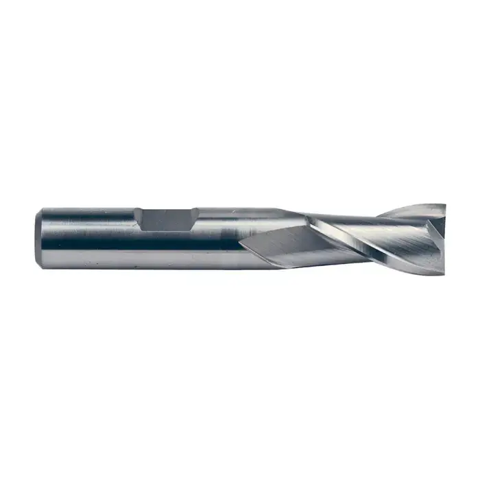 Shop Now TTC PRODUCTION HP 08-035-180 9/16" Size, 1-1/8" LOC, 2 Flute, Bright High Speed Steel Square End Mill