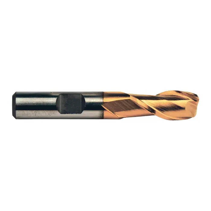 Secure Checkout WELDON 28225 15/32" Size, 13/16" LOC, 2 Flute, TiN M42 8% Cobalt Square End Mill