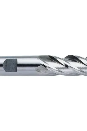 Brand New RUSHMORE USA 100117 1/8" Size, 3/8" LOC, 4 Flute, Bright High Speed Steel Square End Mill