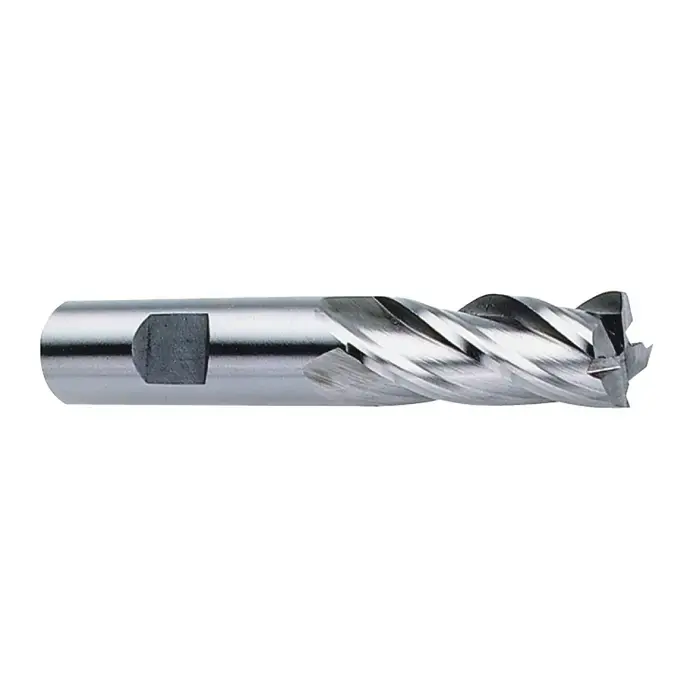 Order Now RUSHMORE USA 100119 1/4" Size, 5/8" LOC, 4 Flute, Bright High Speed Steel Square End Mill
