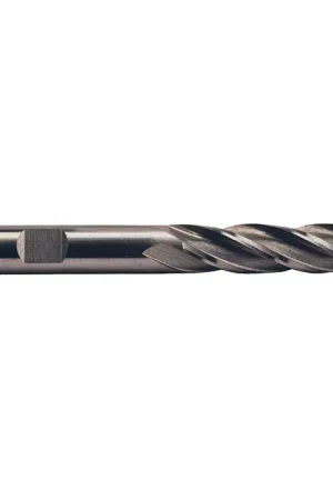 Brand New TTC PRODUCTION HP 08-016-100 5/8" Size, 2-1/2" LOC, 4 Flute, Bright High Speed Steel Square End Mill