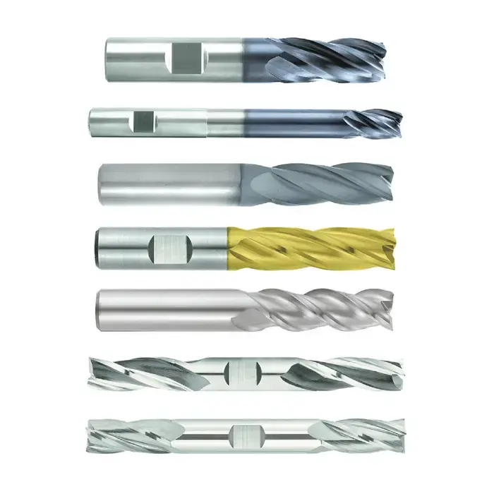 NIAGARA N85515 13/64" Size, 5/8" LOC, 4 Flute, Bright Solid Carbide Square End Mill New Release