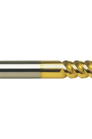 Discount M.A. FORD 11231250T 5/16" Size, 13/16" LOC, 3 Flute, TiN Solid Carbide Square End Mill
